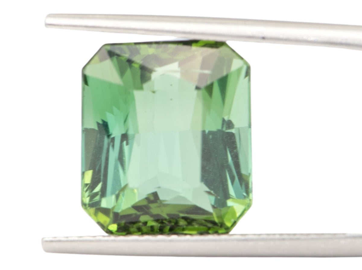 8.25ct Emerald Shape Tourmaline 12.1*10.6*7.6mm TL16 Aurora Designer