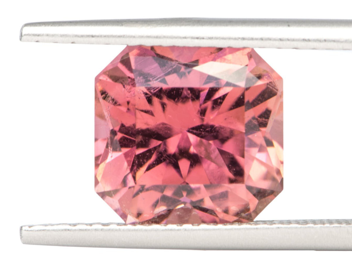 4.16ct Rectangle Shape Tourmaline 9.8*9.3*6.9mm TL17 Aurora Designer