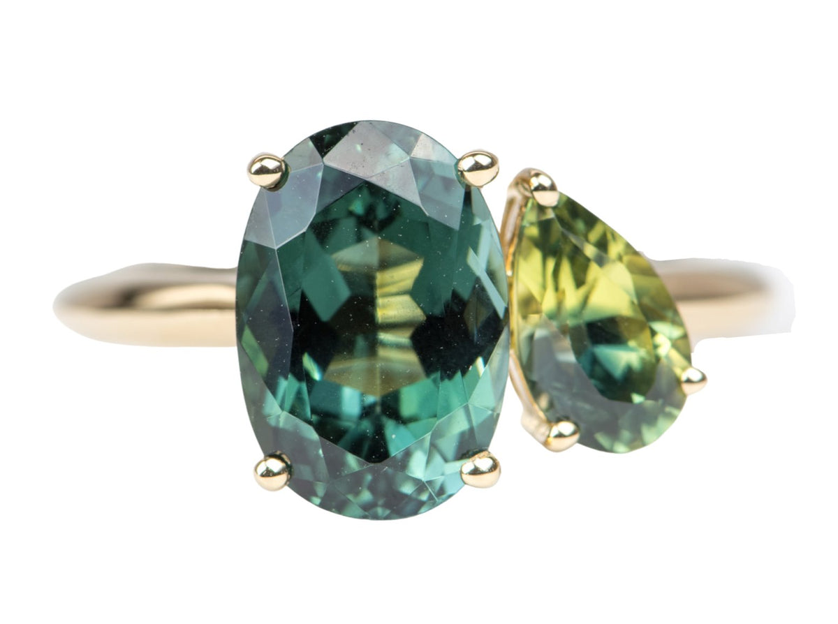 Ring Style - You and Me (Toi Et Moi) Ring Setting for Two Stones R6114C Aurora Designer