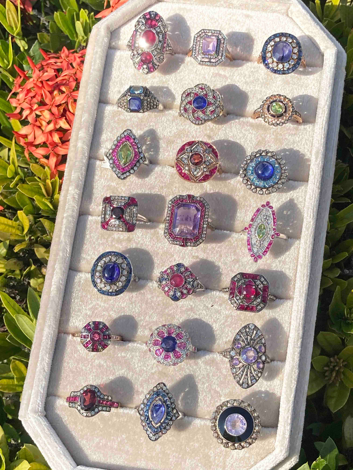 Victorian Revival Statement Dinner Rings R0000 Aurora Designer