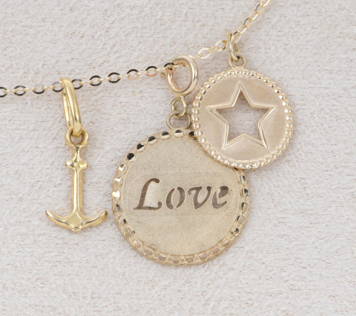 Assorted 14K Yellow Gold Charm Pendant AD2356