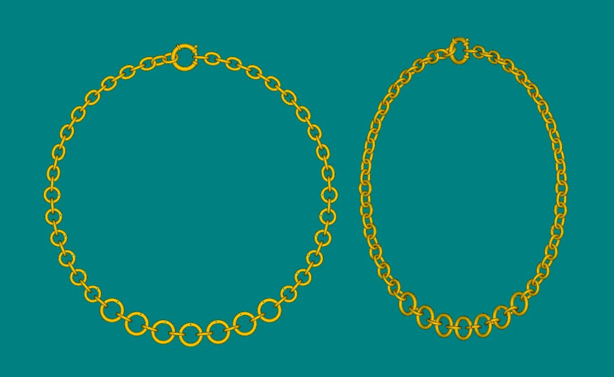 Custom Listing for Yujin*** Solid 18K Gold Necklace Jo Dane