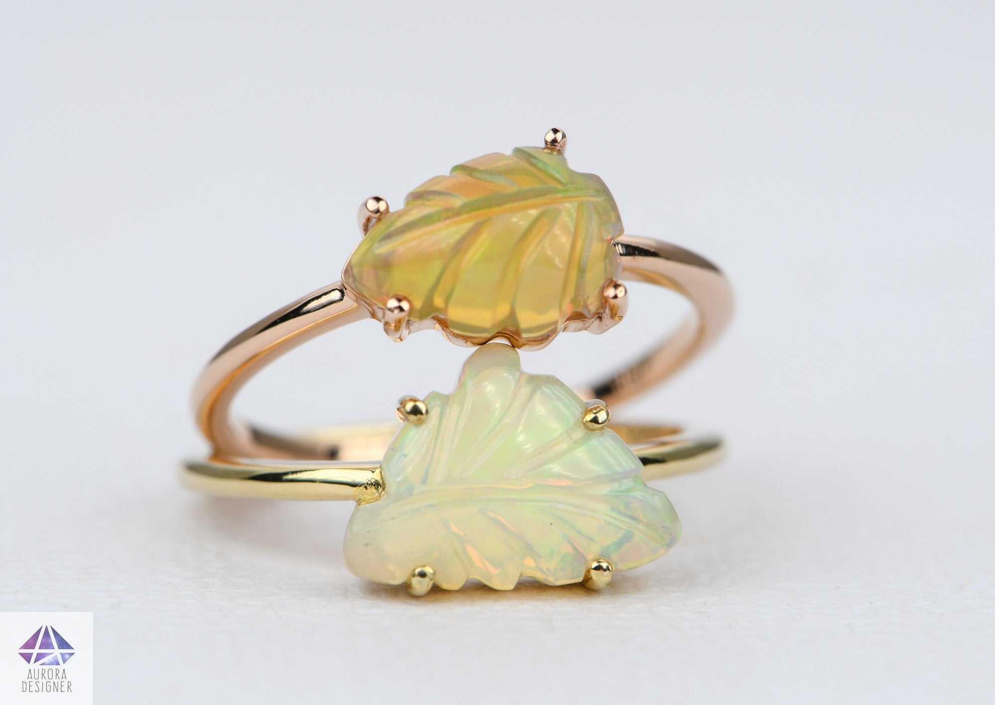 Opal + Gold Leaf — flora north design