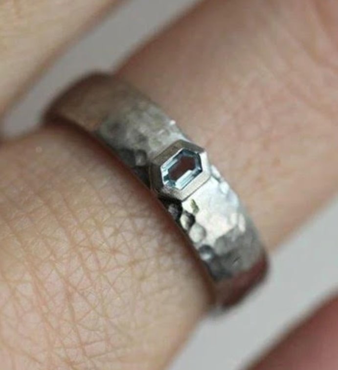 Custom Listing for Maricela*** Custom Engagement Ring Set 14K White Gold Aurora Designer