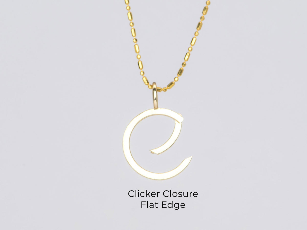 15mm Round Circle Pendant Charm Holder 14K Gold M4017 Aurora Designer