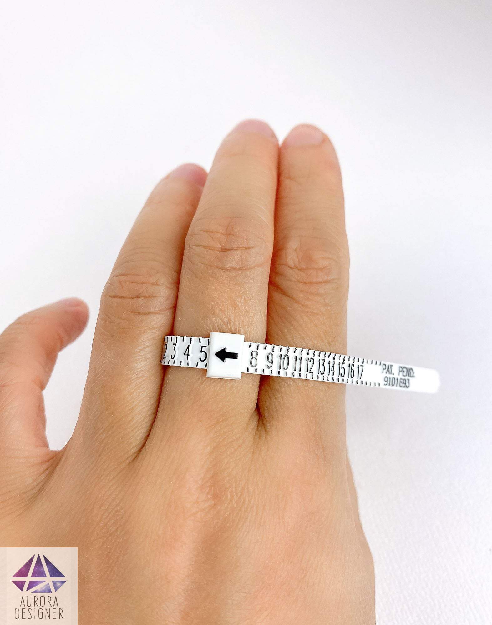 Aurora Designer - Plastic Ring Sizer, Find Your Finger Size