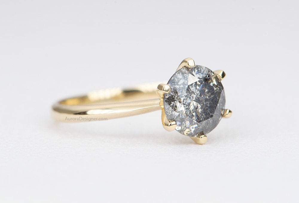 Ring Style - 6-Prong Solitaire Tiffany-Style Setting for Regular Cut Center Stone AD1845C