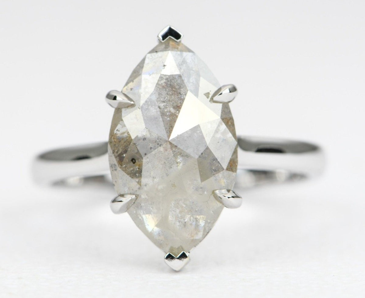 Ring Style - Prong Set Raised Setting for Rose Cut Center Stone AD1894C