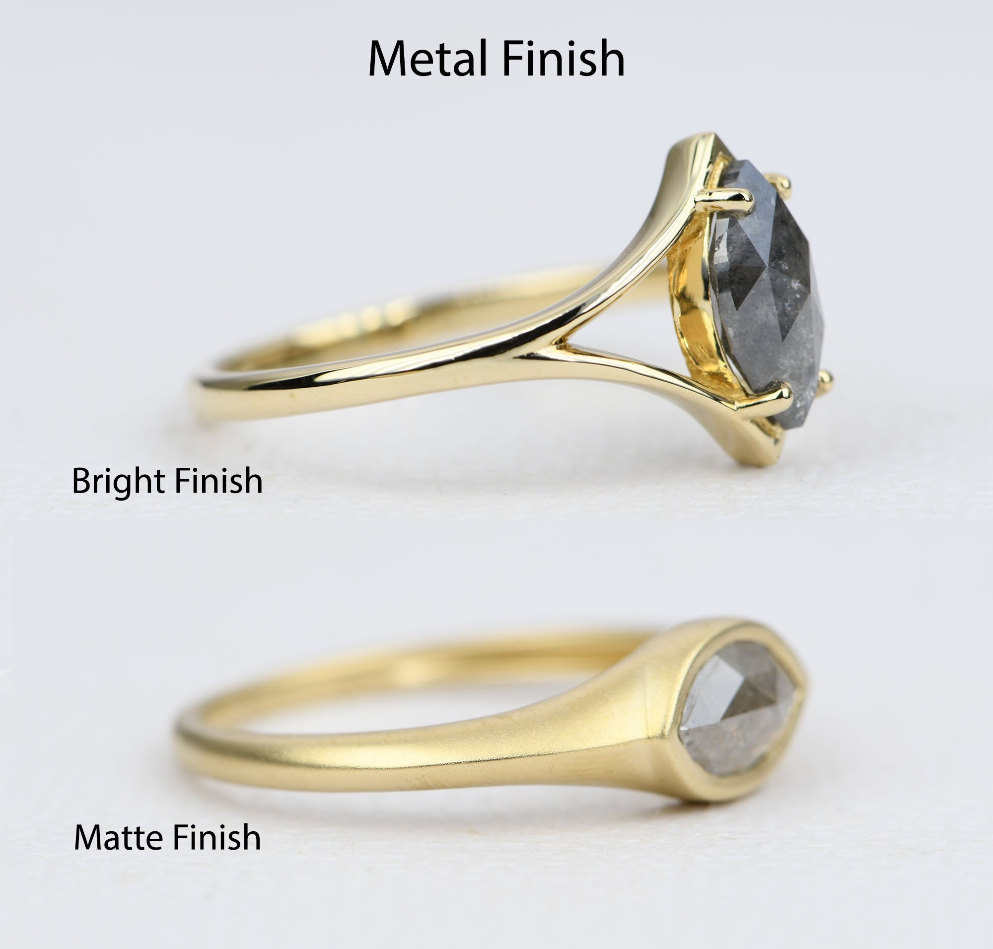 Aurora Designer - Ring Style - Scattered Diamond Shank Setting for Regular  Cut or Rose Cut Center Stone AD1377C