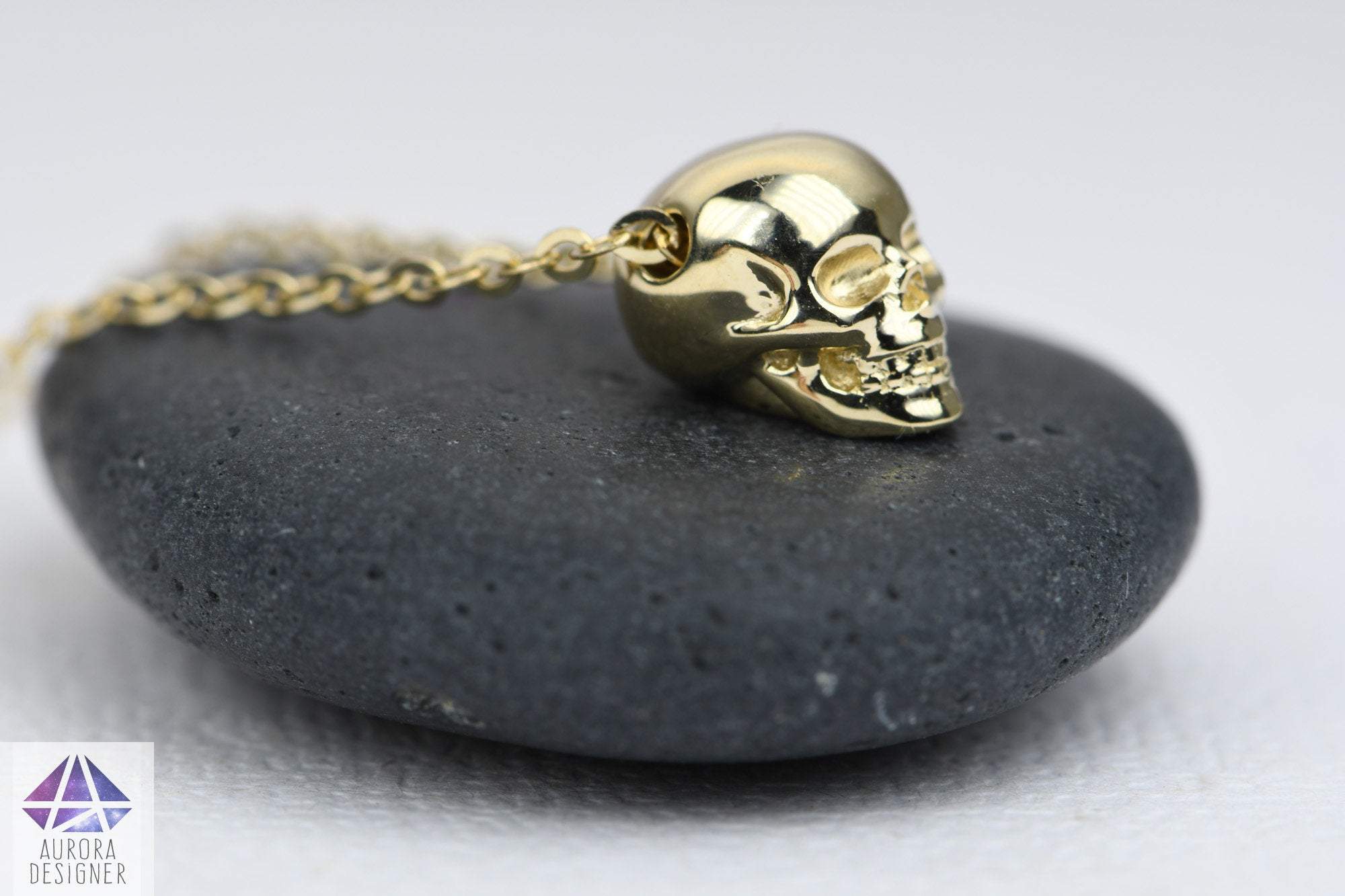Skull necklace charms discount